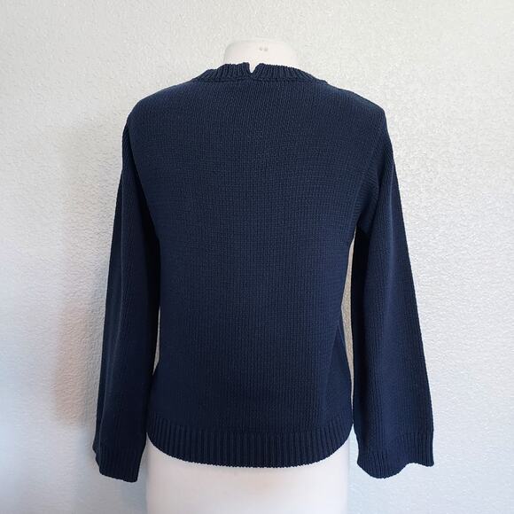 Sibel Saral Blue Knit Sweater Size XS - Picture 9 of 14